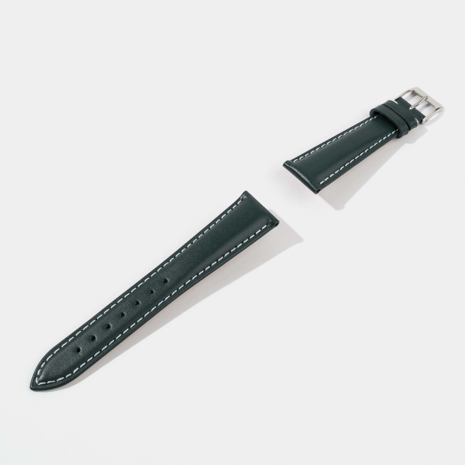 Italian Vegetable Tanned Calf Leather Watch Strap-Universal Watch Strap-Green