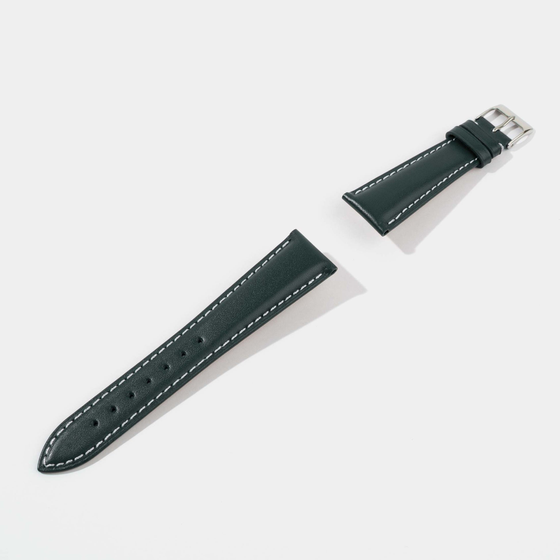 Italian Vegetable Tanned Calf Leather Watch Strap-Universal Watch Strap-Green