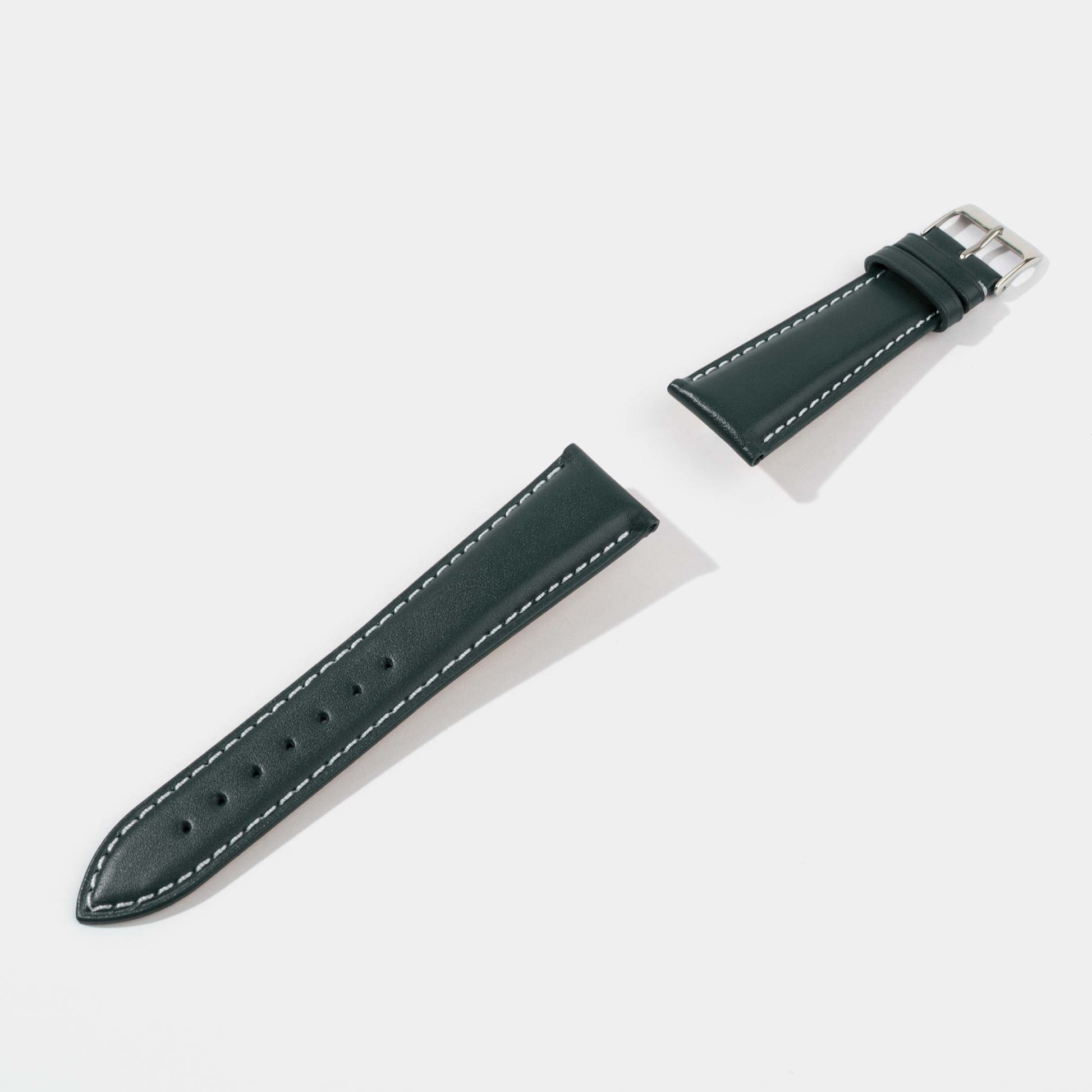 Italian Vegetable Tanned Calf Leather Watch Strap-Universal Watch Strap-Green