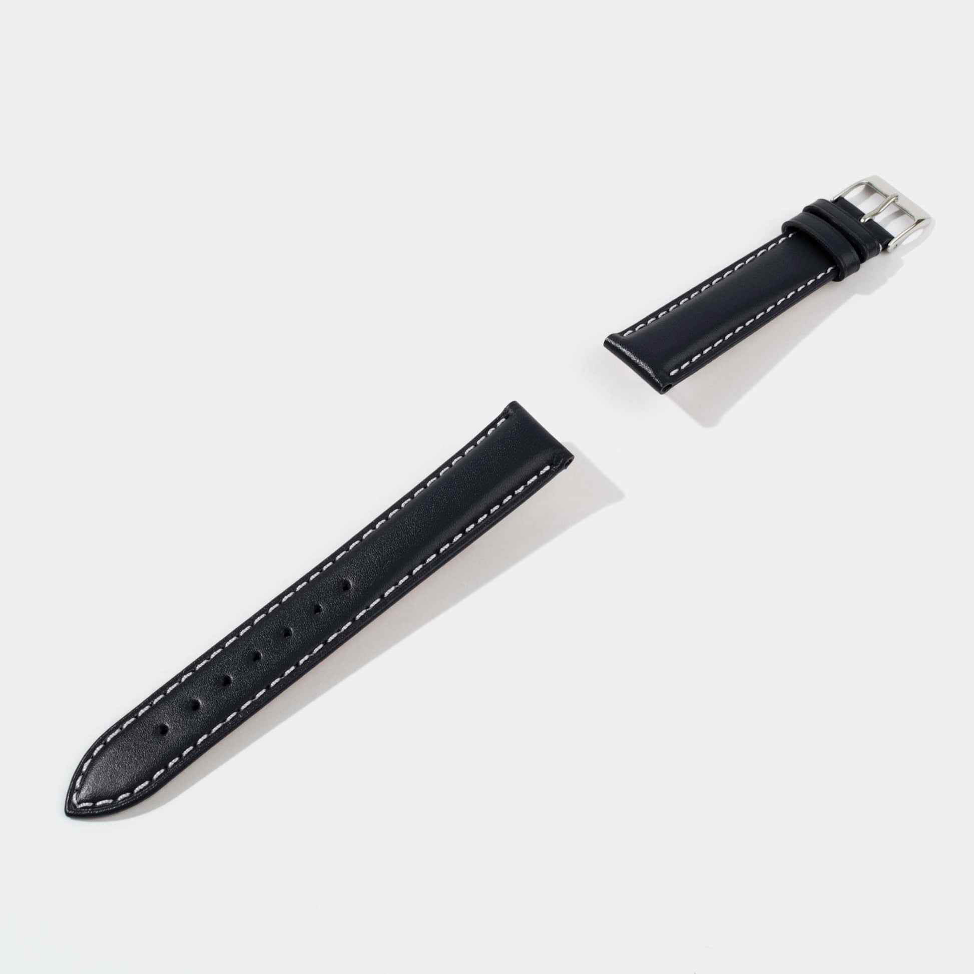 Italian Vegetable Tanned Calf Leather Watch Strap-Universal Watch Strap-Dark