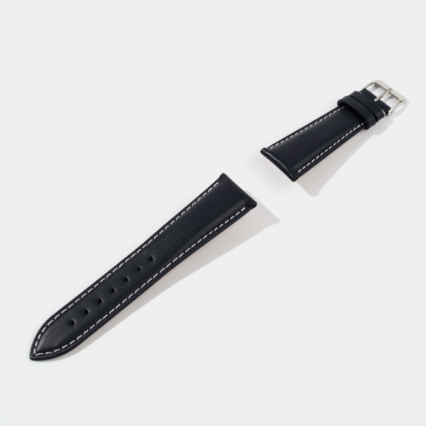Italian Vegetable Tanned Calf Leather Watch Strap-Universal Watch Strap-Dark