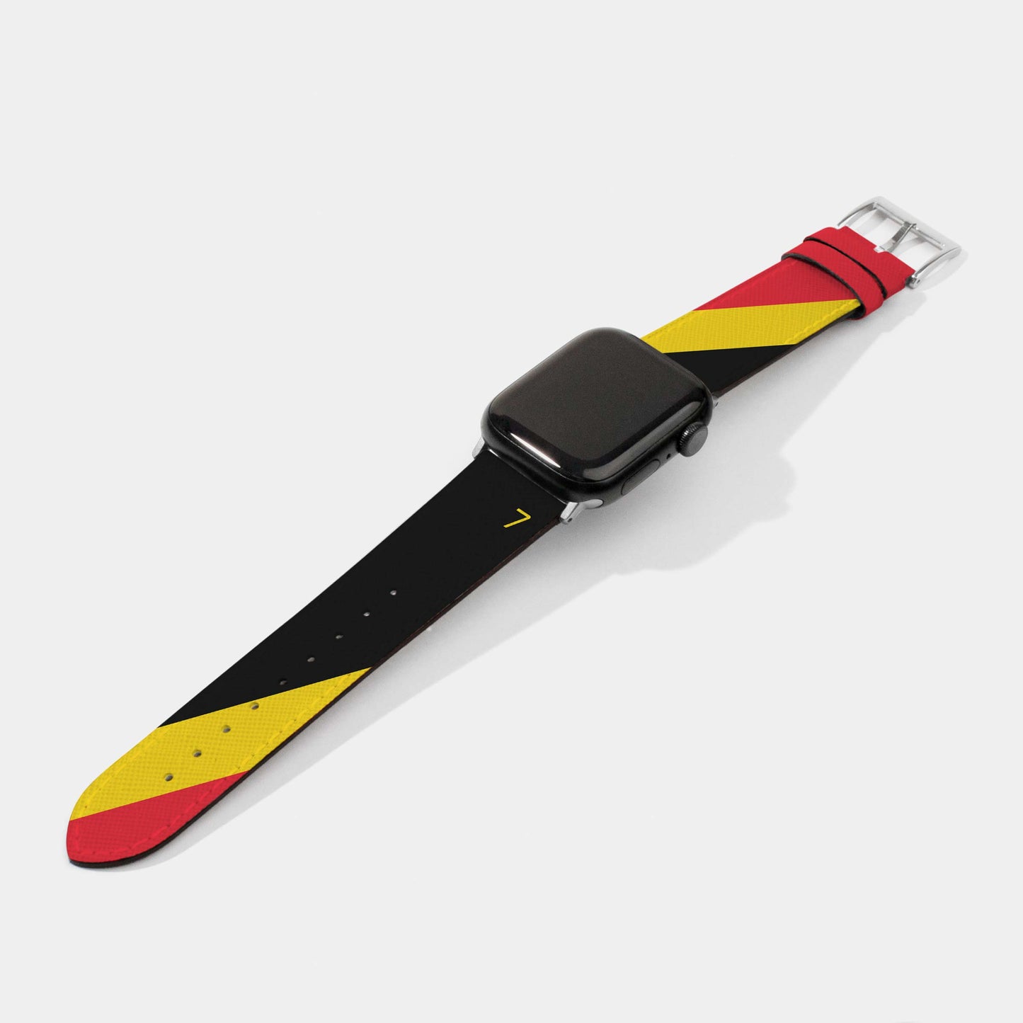FIFA World Cup Belgium Flag Pattern Watch Strap | Apple Watch Strap