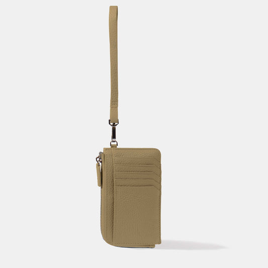 Zipped Leather Card Holder | Soft baby Calf Grain Leather | Jessenia Original