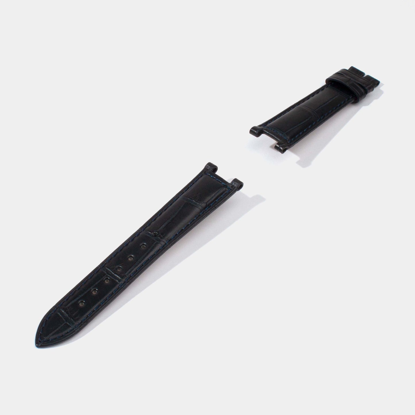 Replacement Watch Straps for Pasha with Pin Buckle | Semi-Matte Alligator | Cartier Jessenia Original