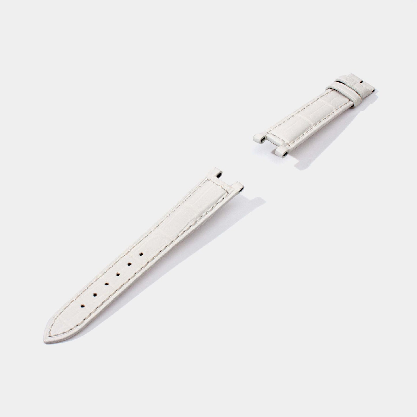 Replacement Watch Straps for Pasha with Pin Buckle | Semi-Matte Alligator | Cartier Jessenia Original