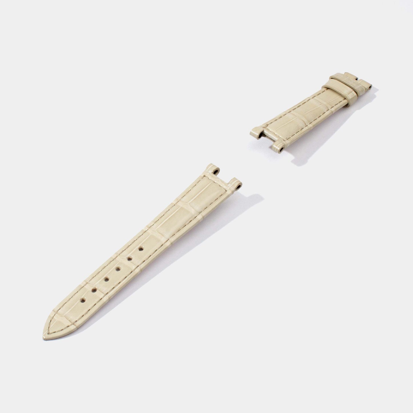 Replacement Watch Straps for Pasha with Pin Buckle | Shiny Alligator | Cartier Jessenia Original