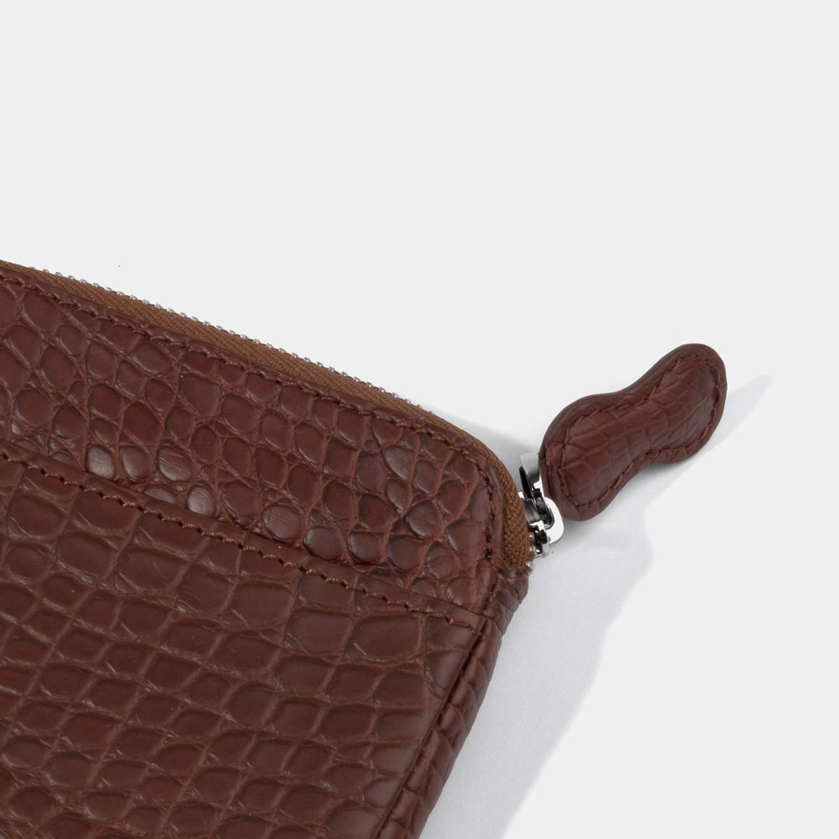 4.5" Single Tone Alligator Pouch | Jessenia Original Jessenia Original