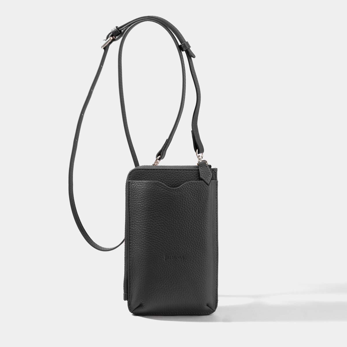 Phone Bag-Leather Phone Bag-Black