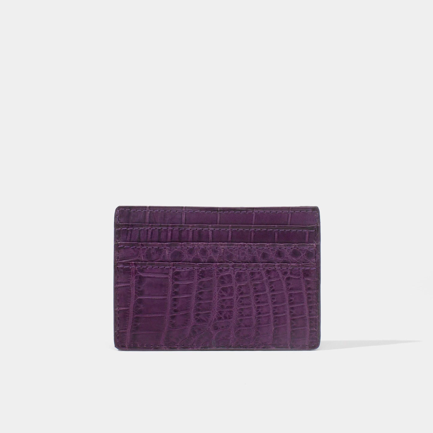 Three-Slot Card Holder | Semi-Matte Alligator | Jessenia Original Jessenia Original