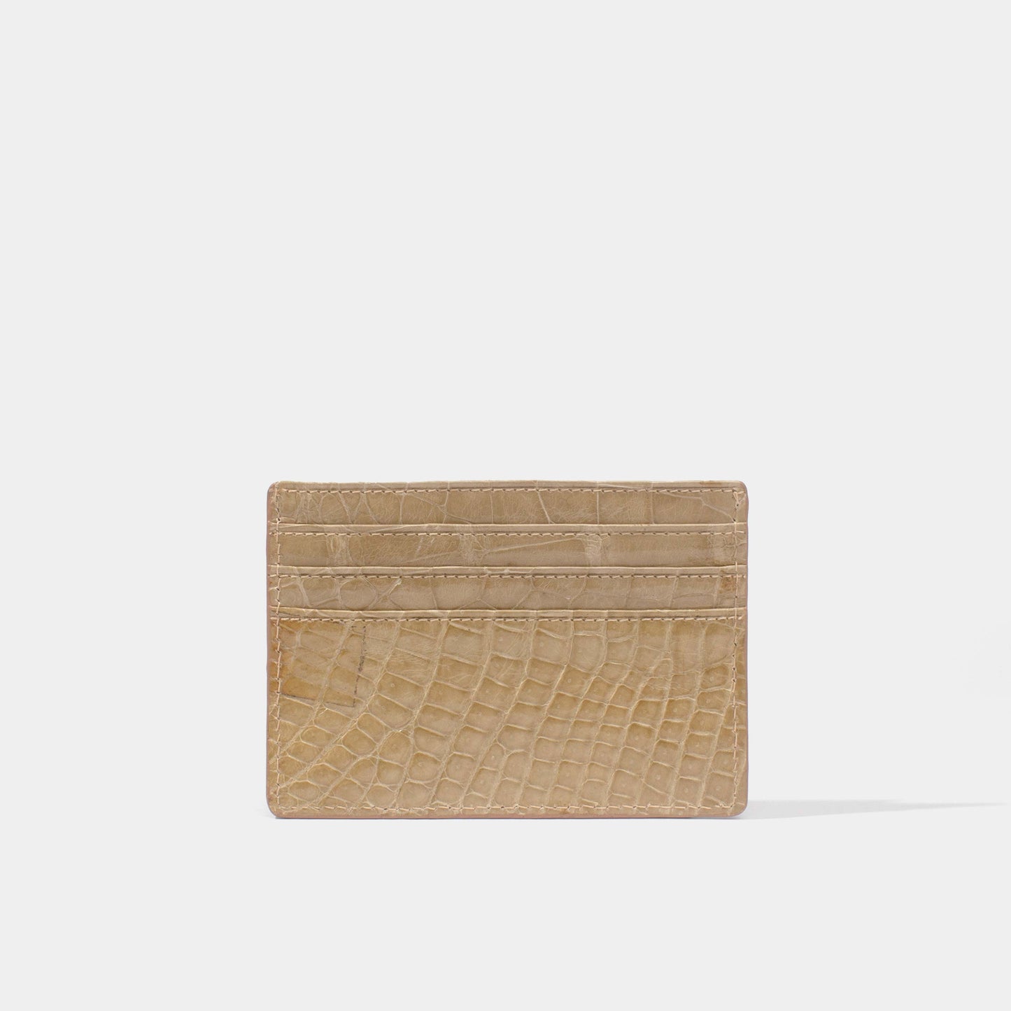 Three-Slot Card Holder | Semi-Matte Alligator | Jessenia Original Jessenia Original