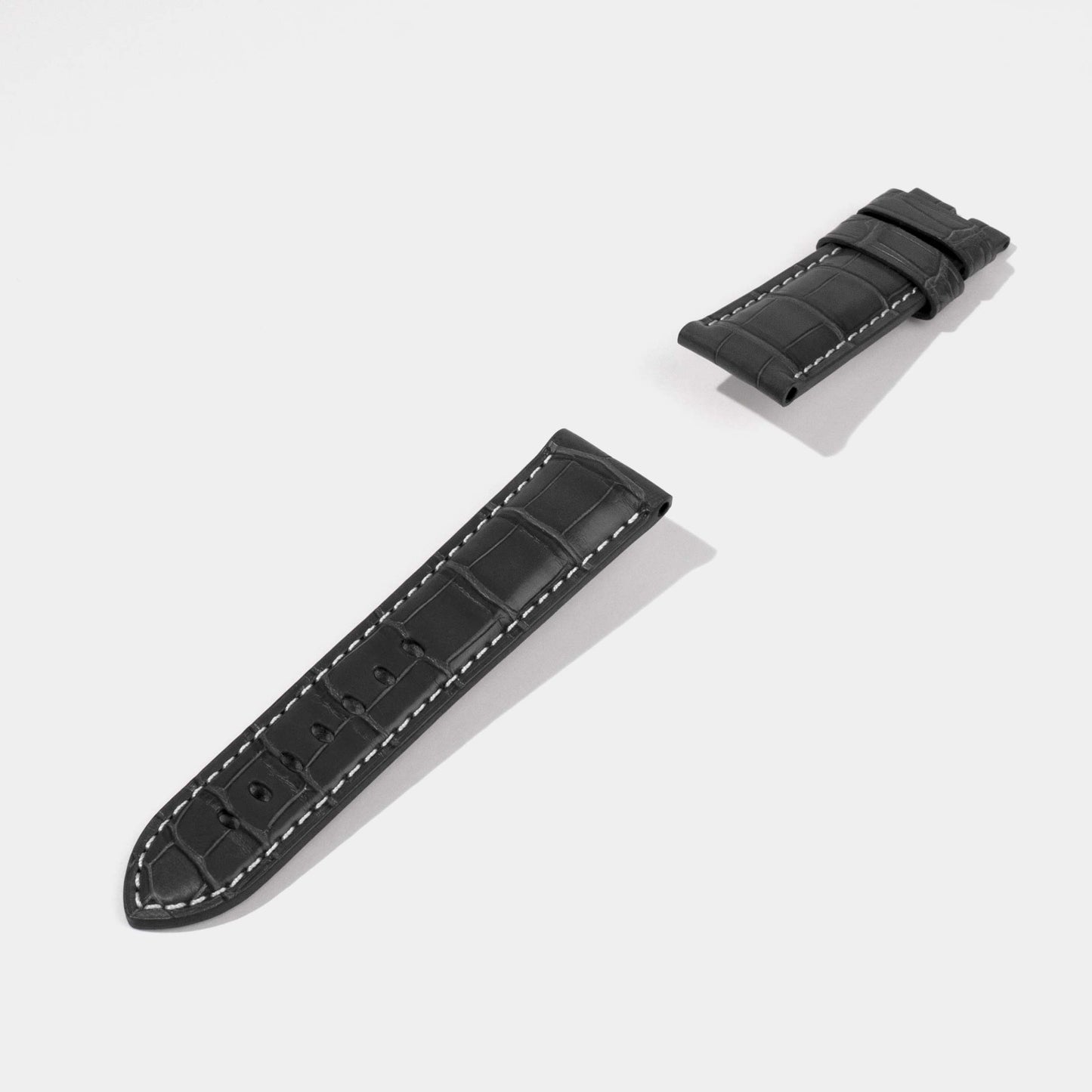 Replacement Watch Straps with Deployment Buckle | Semi-Matte Alligator | Panerai Jessenia Original