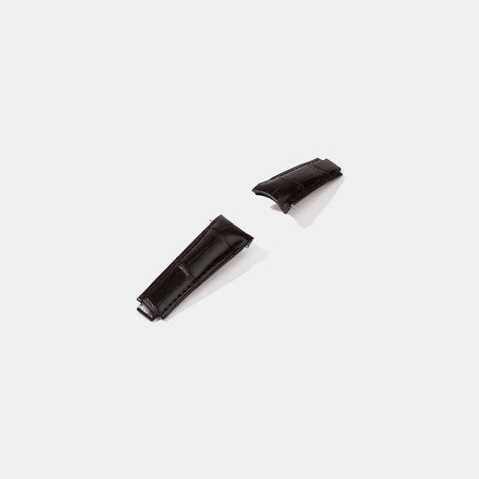 Replacement Watch Straps Daytona with Deployment Buckle | Semi-Matte Alligator | Rolex Jessenia