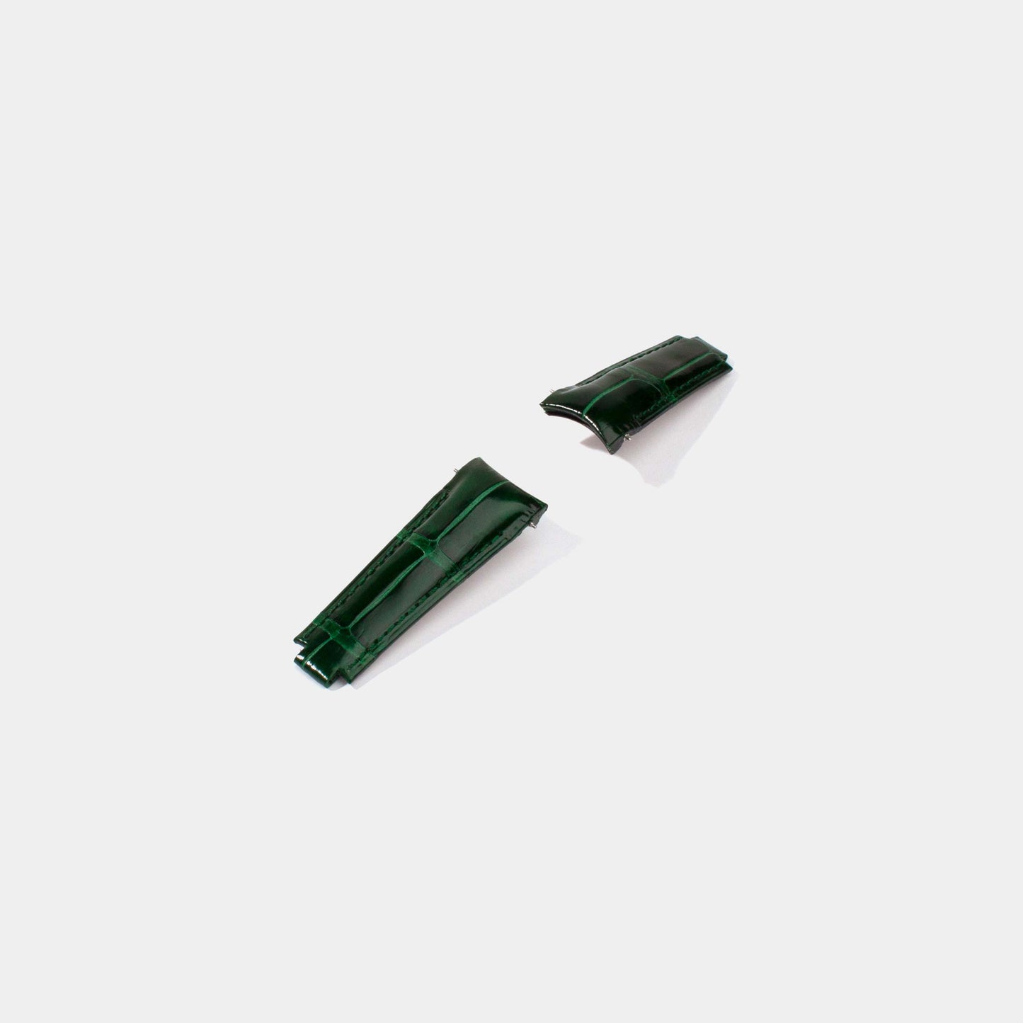 Replacement Watch Strap Daytona with Deployment Buckle | Shiny Alligator | Rolex Jessenia Original