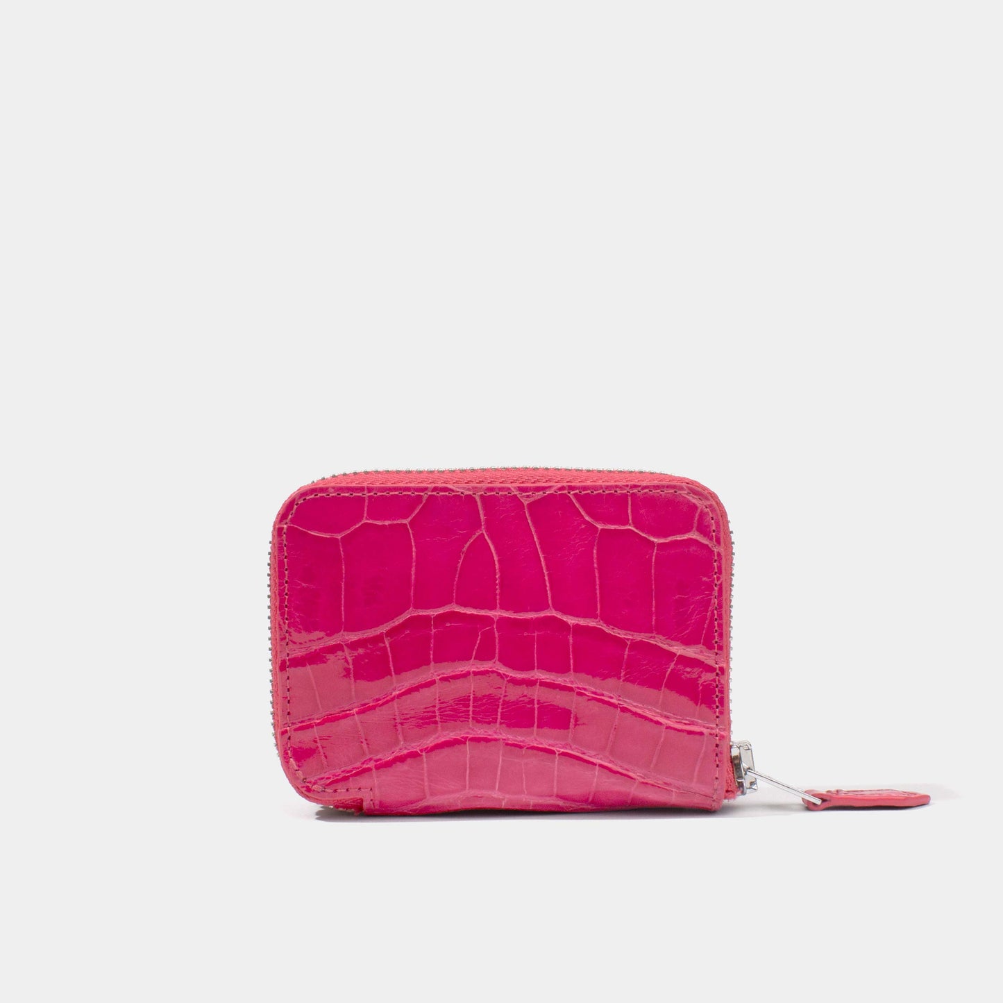Zipped Coins Leather Wallet | Shiny Alligator | Jessenia Original Jessenia Original