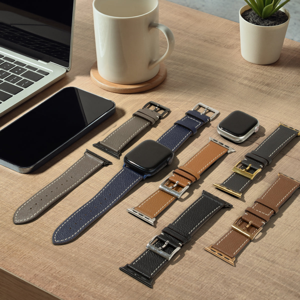 Epsom Calf Leather Watch Strap