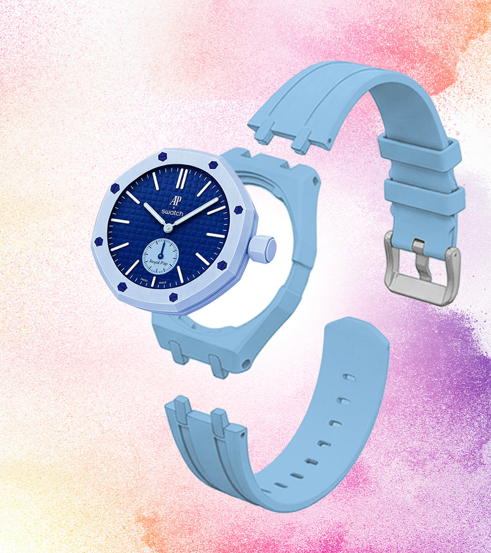 Wrist Adaptor & Silicone strap for Swatch x AP Royal Pop | Jessenia Original