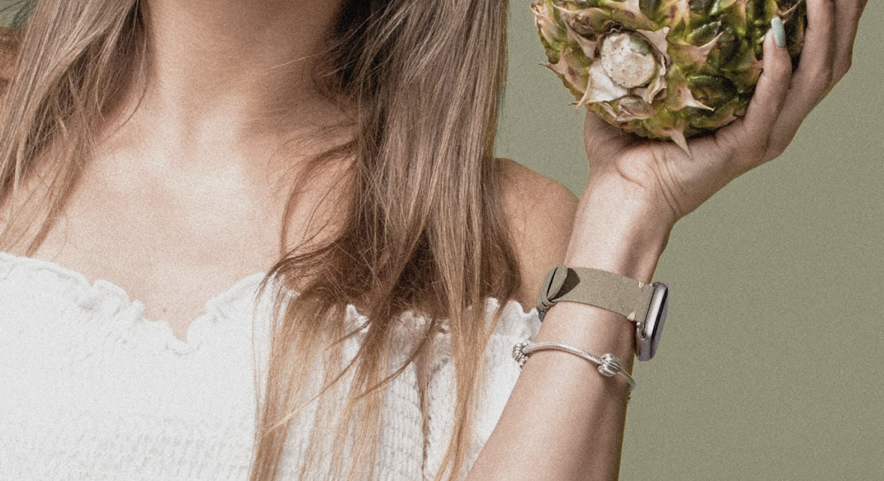 Pineapple Leather (Piñatex) Watch Strap