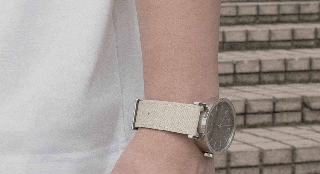Saffiano Calf Leather Watch Strap