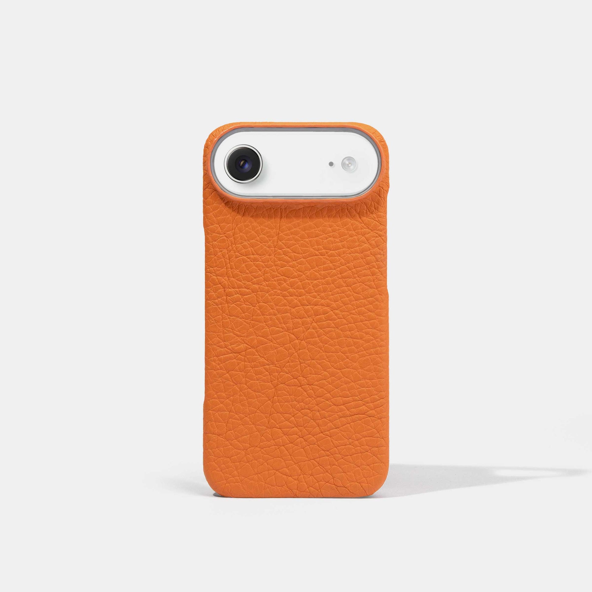 Orange Epsom Calf Phone Case for iPhone 17 Air