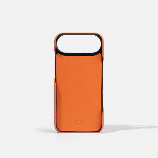 Orange Epsom Calf Phone Case for iPhone 17 Air Inside
