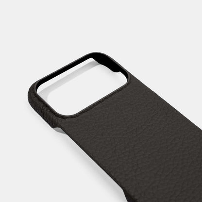 Black Epsom Calf Phone Case for iPhone 17 Pro