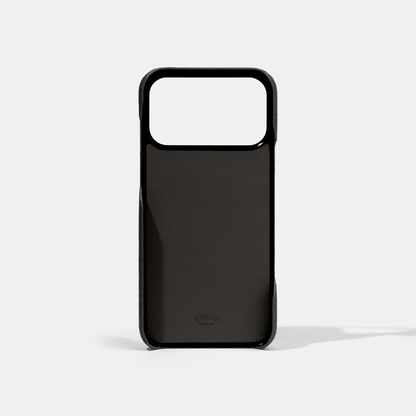 Black Epsom Calf Phone Case for iPhone 17 Pro Max Inside