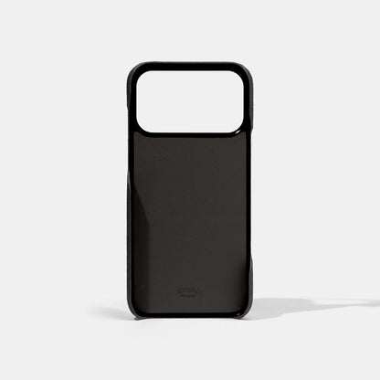 Black Epsom Calf Phone Case for iPhone 17 Pro Max Inside