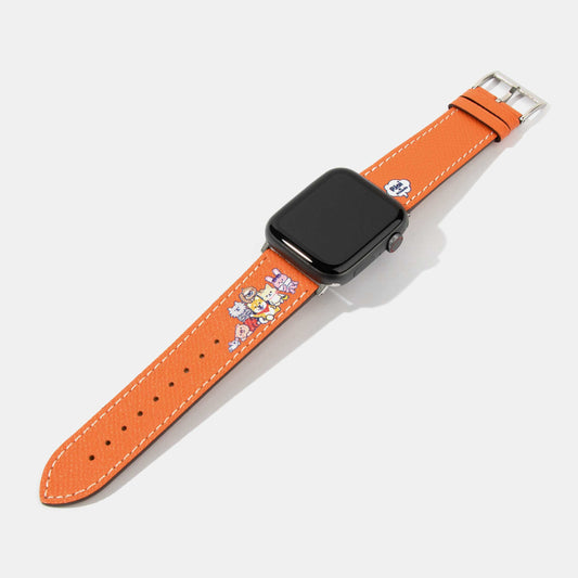 PJai & Friends Family Calf Leather Watch Strap | Apple Watch Strap