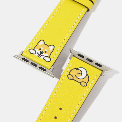 PJai & Friends Peekaboo Calf Leather Watch Strap Details | Apple Watch Strap
