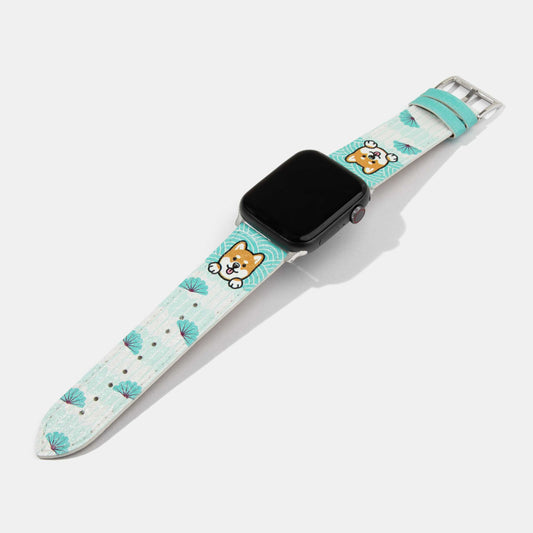 PJai & Friends Omamori Pineapple Leather (Piñatex) Watch Strap | Apple Watch Strap