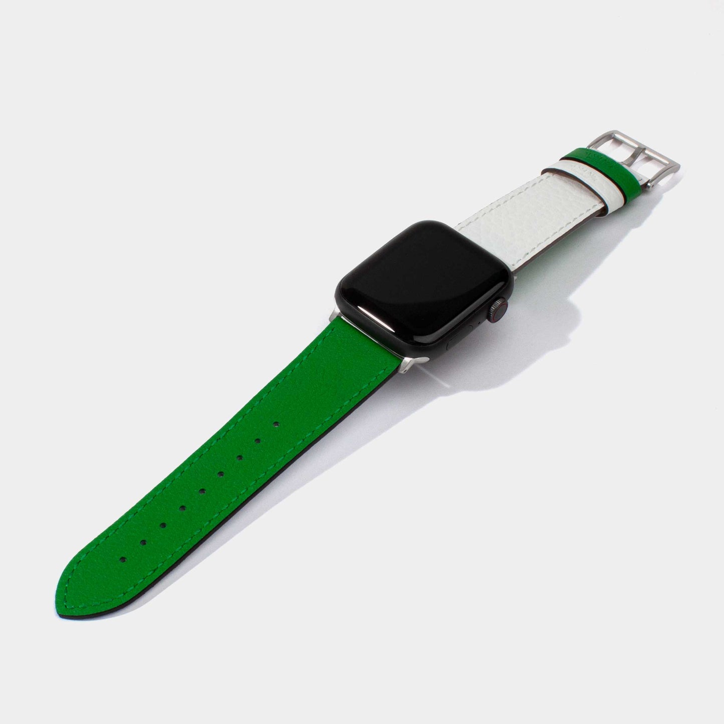 Reversible Straps "Green & White" | Apple Watch Jessenia Original