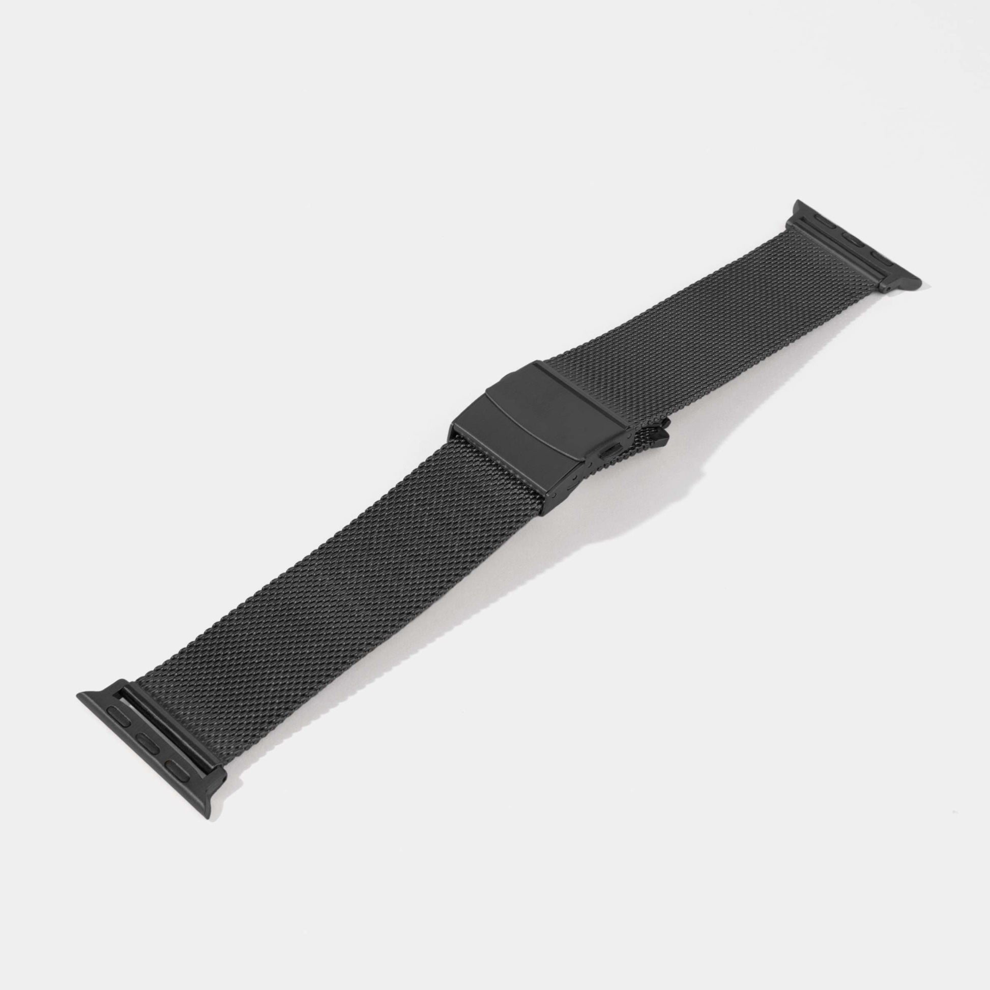 Black Mesh Stainless Steel Watch Strap | Apple Watch Jessenia Original