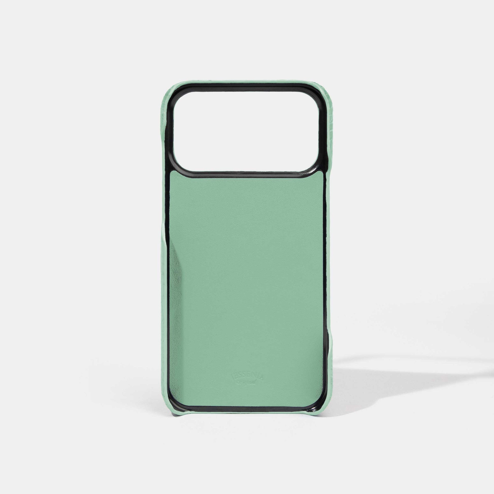 Mint Green Alligator Phone Case for iPhone 17 Pro Max Inside