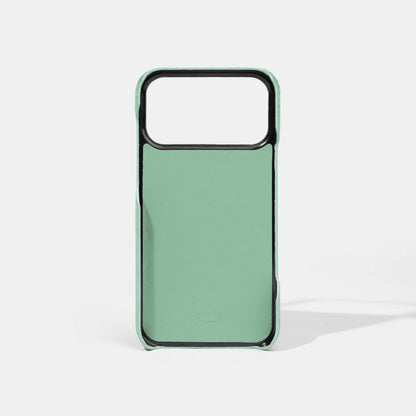 Mint Green Alligator Phone Case for iPhone 17 Pro Max Inside