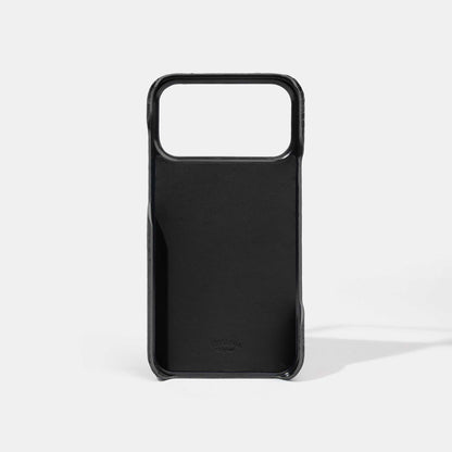 Black Alligator Phone Case for iPhone 17 Pro Max Inside