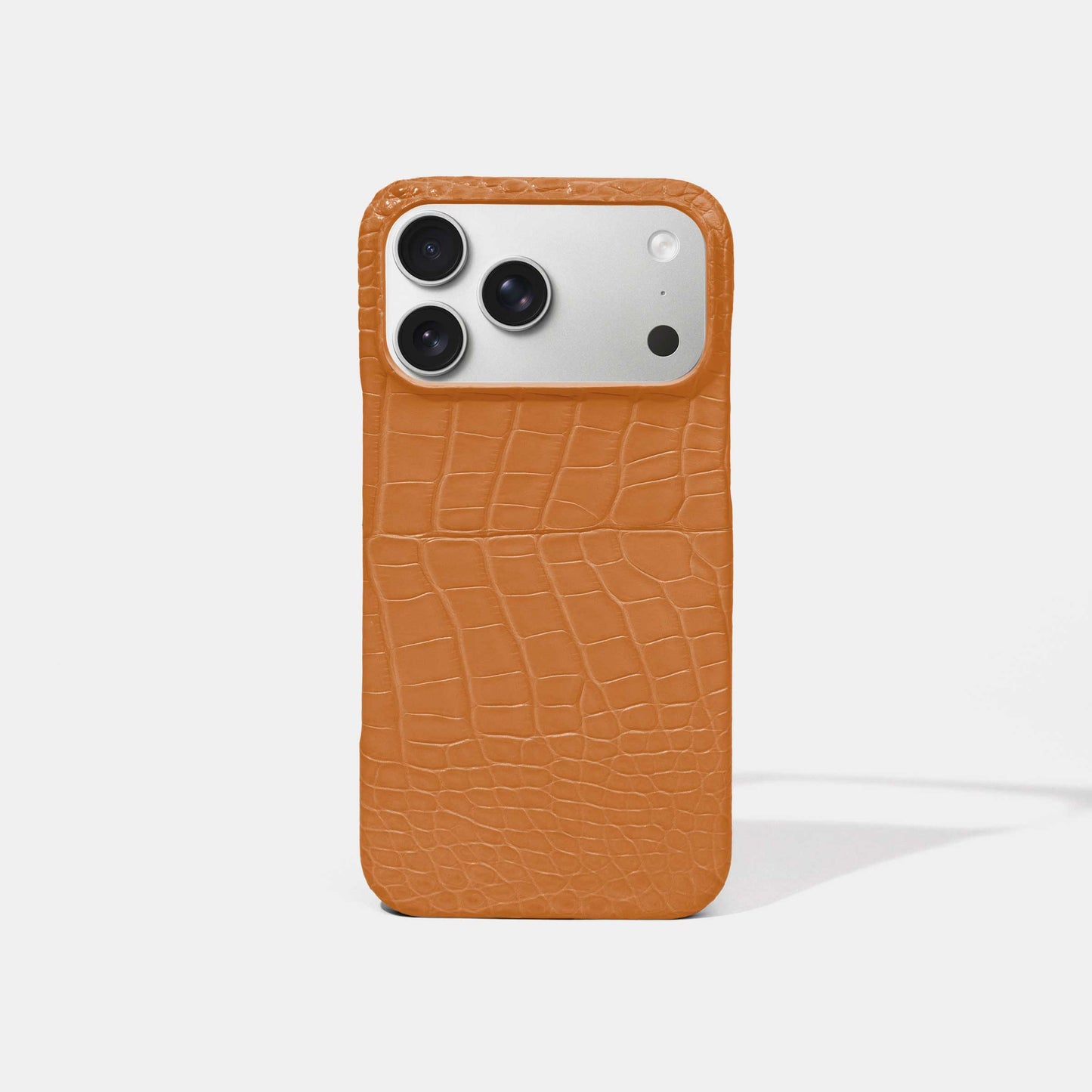 Orange Alligator Phone Case for iPhone 17 Pro Max