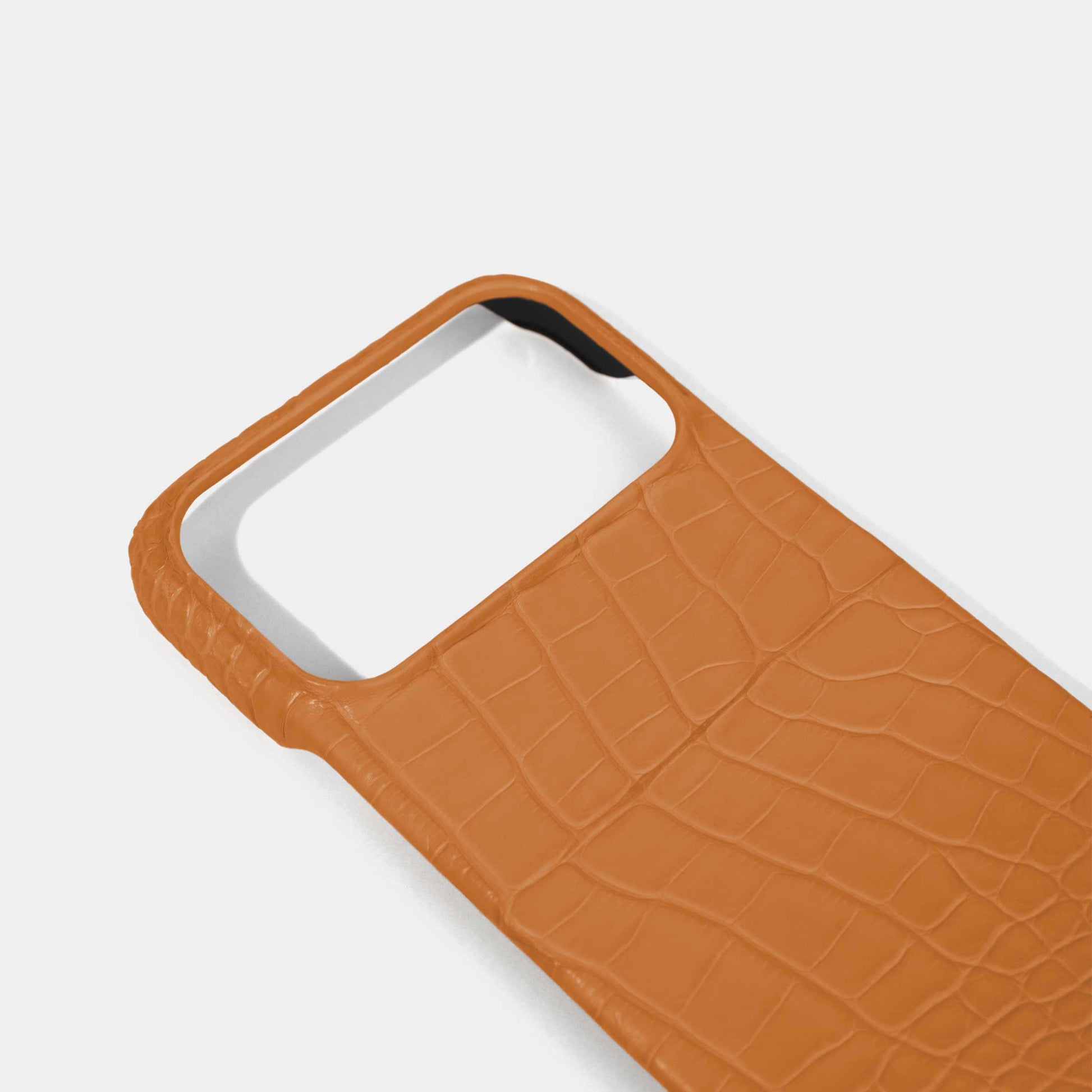 Orange Alligator Phone Case for iPhone 17 Pro Max Details