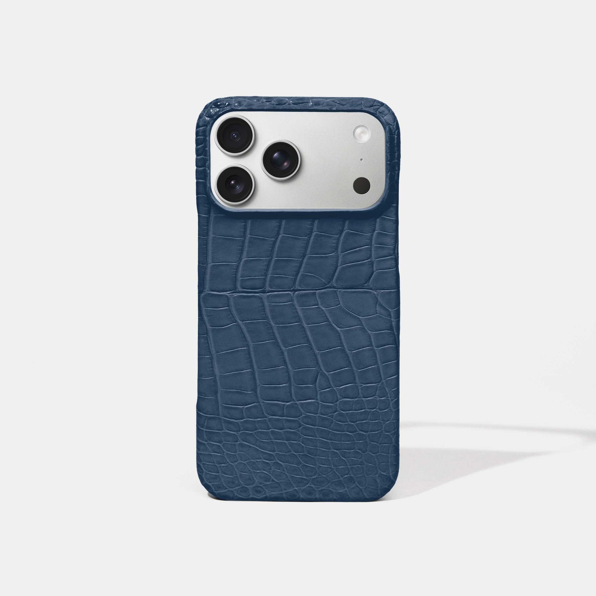Blue Alligator Phone Case for iPhone 17 Pro Max