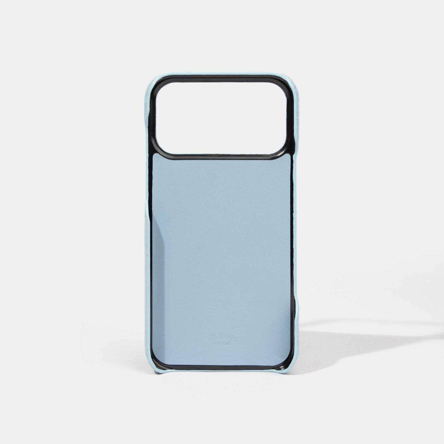 Light Blue Alligator Phone Case for iPhone 17 Pro Max Inside