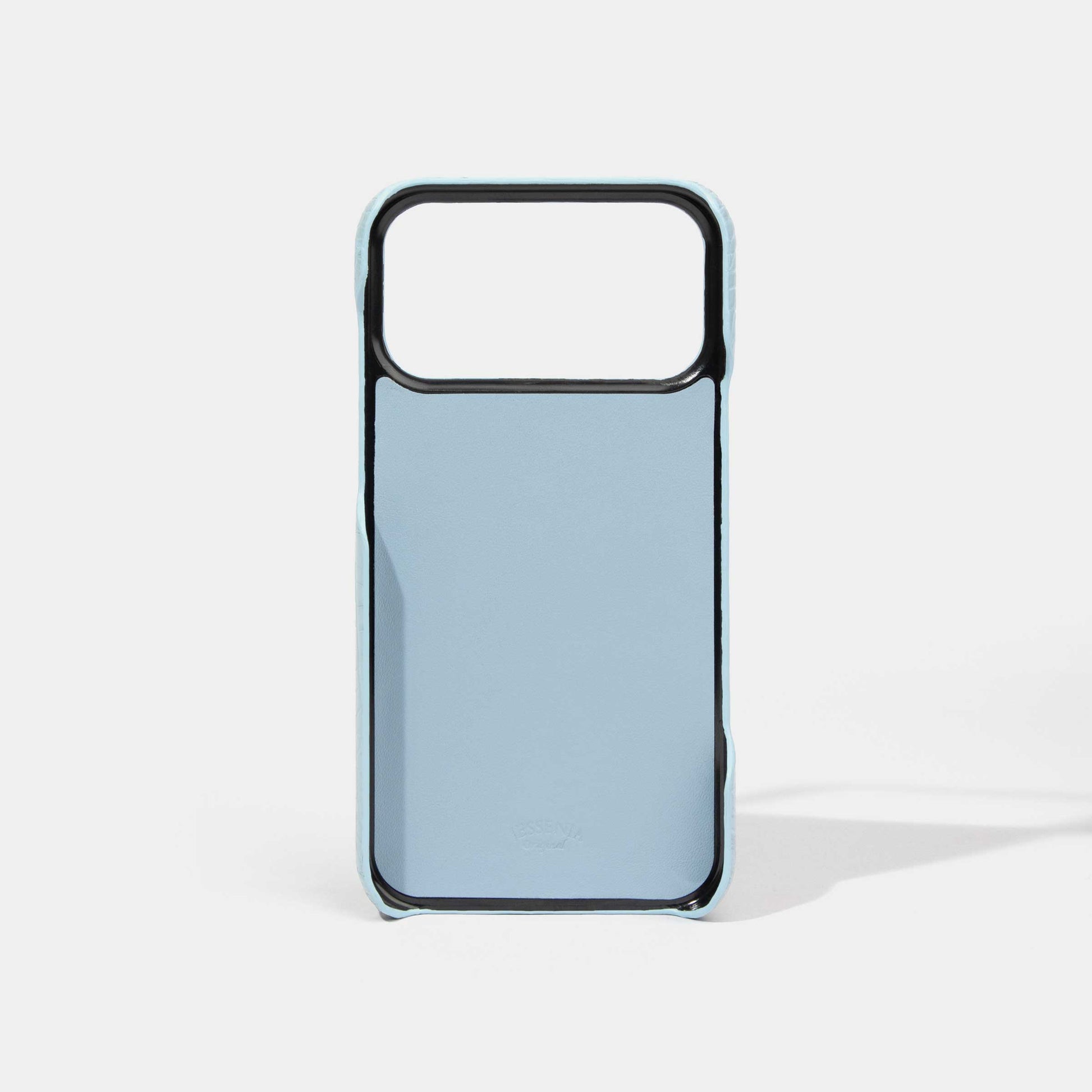 Light Blue Alligator Phone Case for iPhone 17 Pro Max Inside