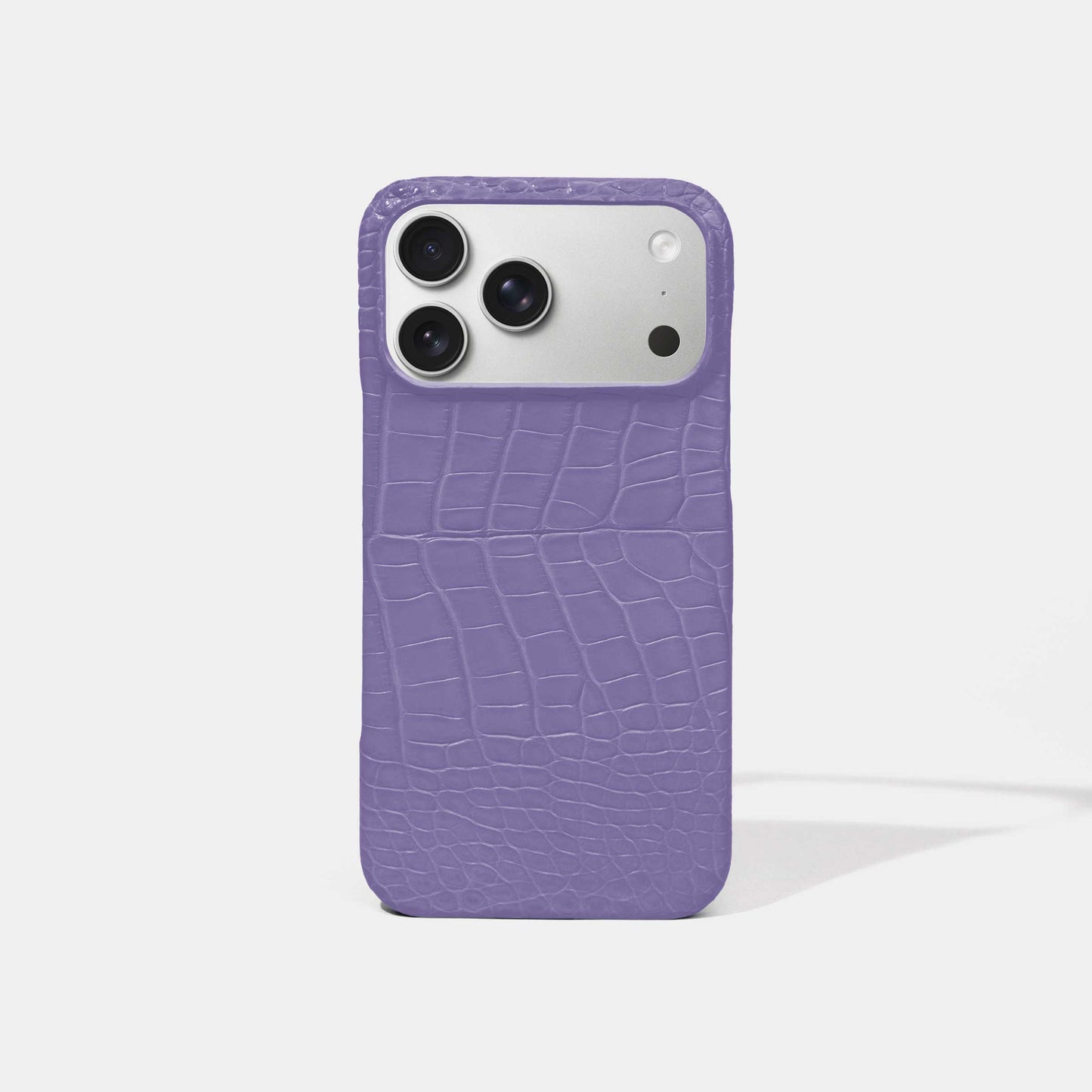 Purple Alligator Phone Case for iPhone 17 Pro Max