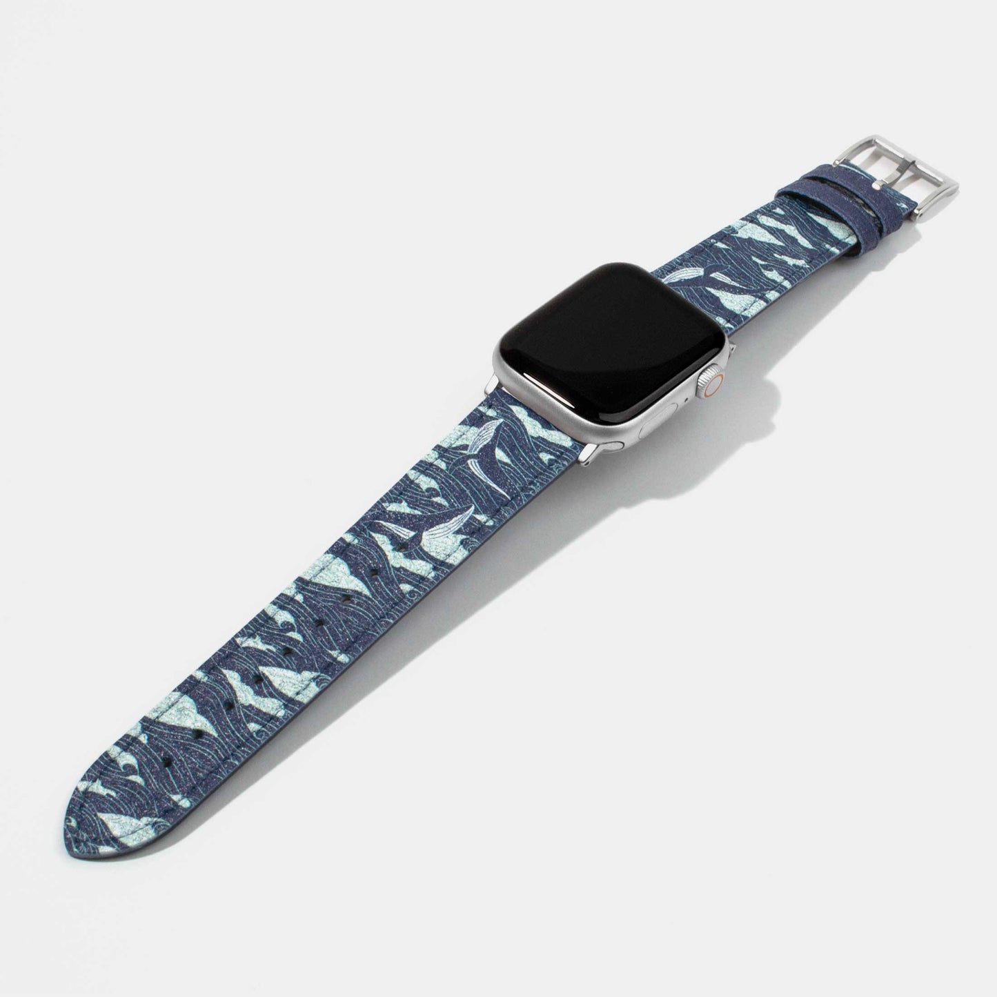 日本AppleWatch錶帶-日本錶帶-鯨魚圖案錶帶