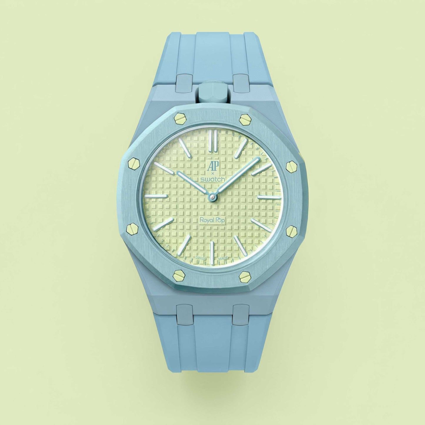(Pre-order) Jessenia Original Wrist Case & Silicone Strap for Swatch x AP Royal Pop - Blaue Acht