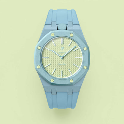 (Pre-order) Jessenia Original Wrist Case & Silicone Strap for Swatch x AP Royal Pop - Blaue Acht
