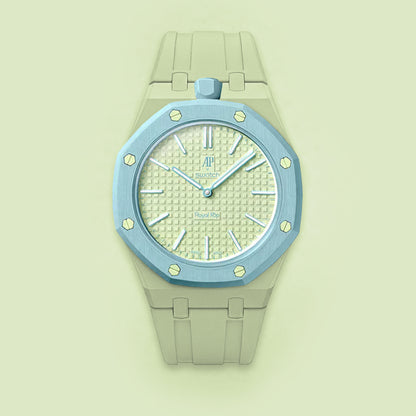 (Pre-order) Jessenia Original Wrist Case & Silicone Strap for Swatch x AP Royal Pop - Blaue Acht