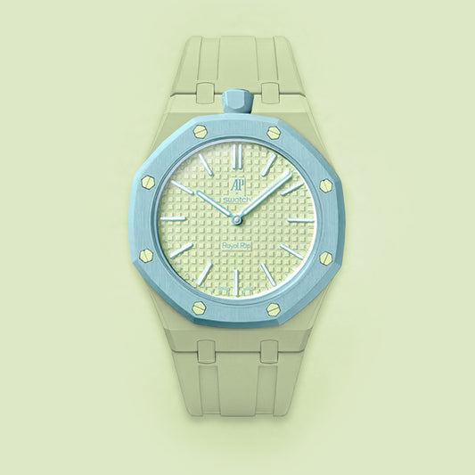 (Pre-order) Jessenia Original Wrist Adaptor & Silicone Strap for Swatch x AP Royal Pop - Blaue Acht