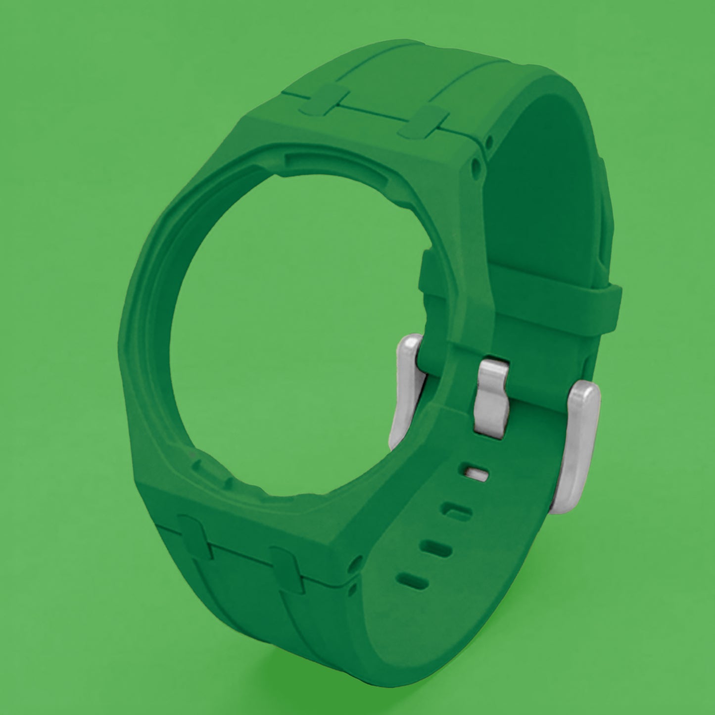 (Pre-order) Jessenia Original Wrist Case & Silicone Strap for Swatch x AP Royal Pop - Green Eight