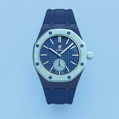 (Pre-order) Jessenia Original Wrist Case & Silicone Strap for Swatch x AP Royal Pop - Lan Ba