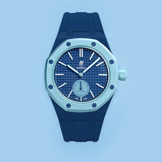 (Pre-order) Jessenia Original Wrist Adaptor & Silicone Strap for Swatch x AP Royal Pop - Lan Ba