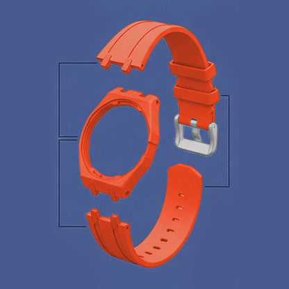 (Pre-order) Jessenia Original Wrist Case & Silicone Strap for Swatch x AP Royal Pop - Orenji Hachi